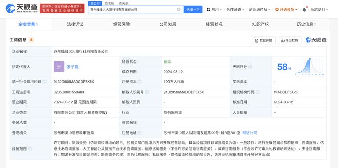 张雪峰跨界投资 峰峰火火旅行社开启旅游票务新篇章